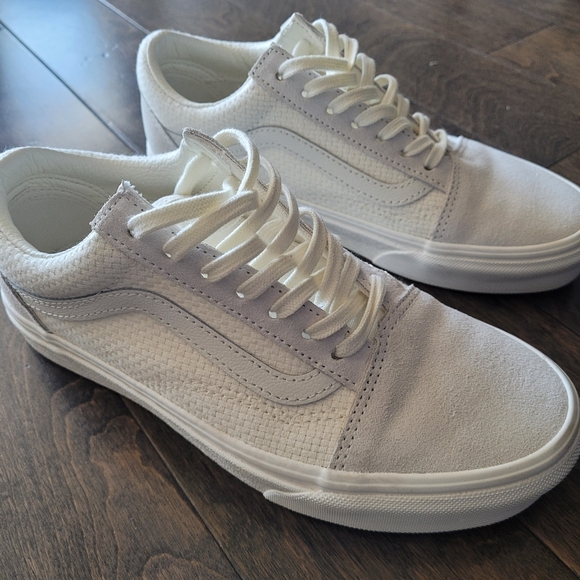 Vans Old Skool White Woman size 6 - Picture 3 of 10